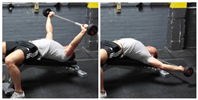 Wide-Grip Decline Barbell Pullover