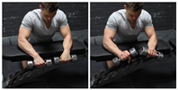 Palms-Down Dumbbell Wrist Curl Over A Bench