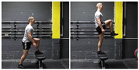 Step-up with Knee Raise