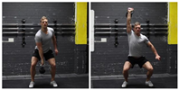 One-Arm Kettlebell Clean and Jerk