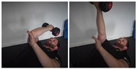 One Arm Pronated Dumbbell Triceps Extension