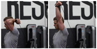 Standing Low-Pulley One-Arm Triceps Extension