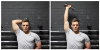 Standing One-Arm Dumbbell Triceps Extension
